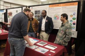 Community Conservation Research Network group at booth