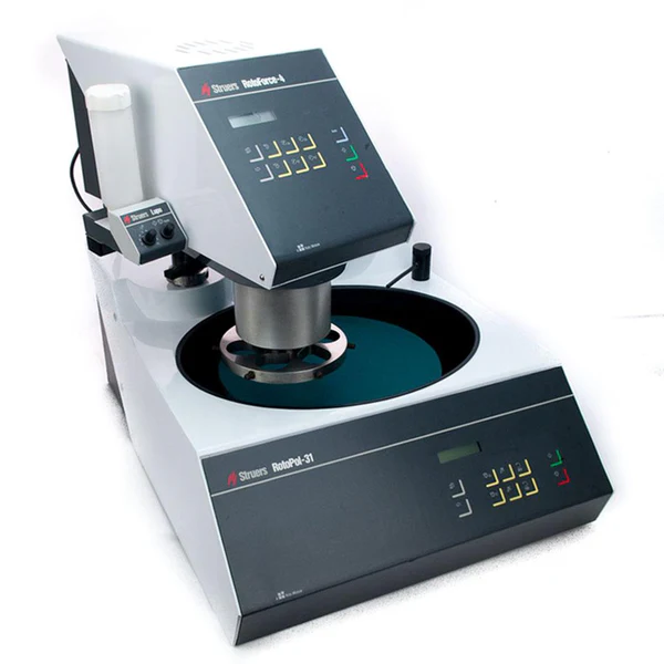Struers RotoPol-35 polishing machine.