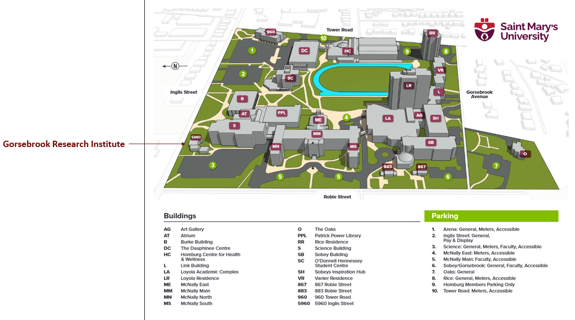 Map of the campus